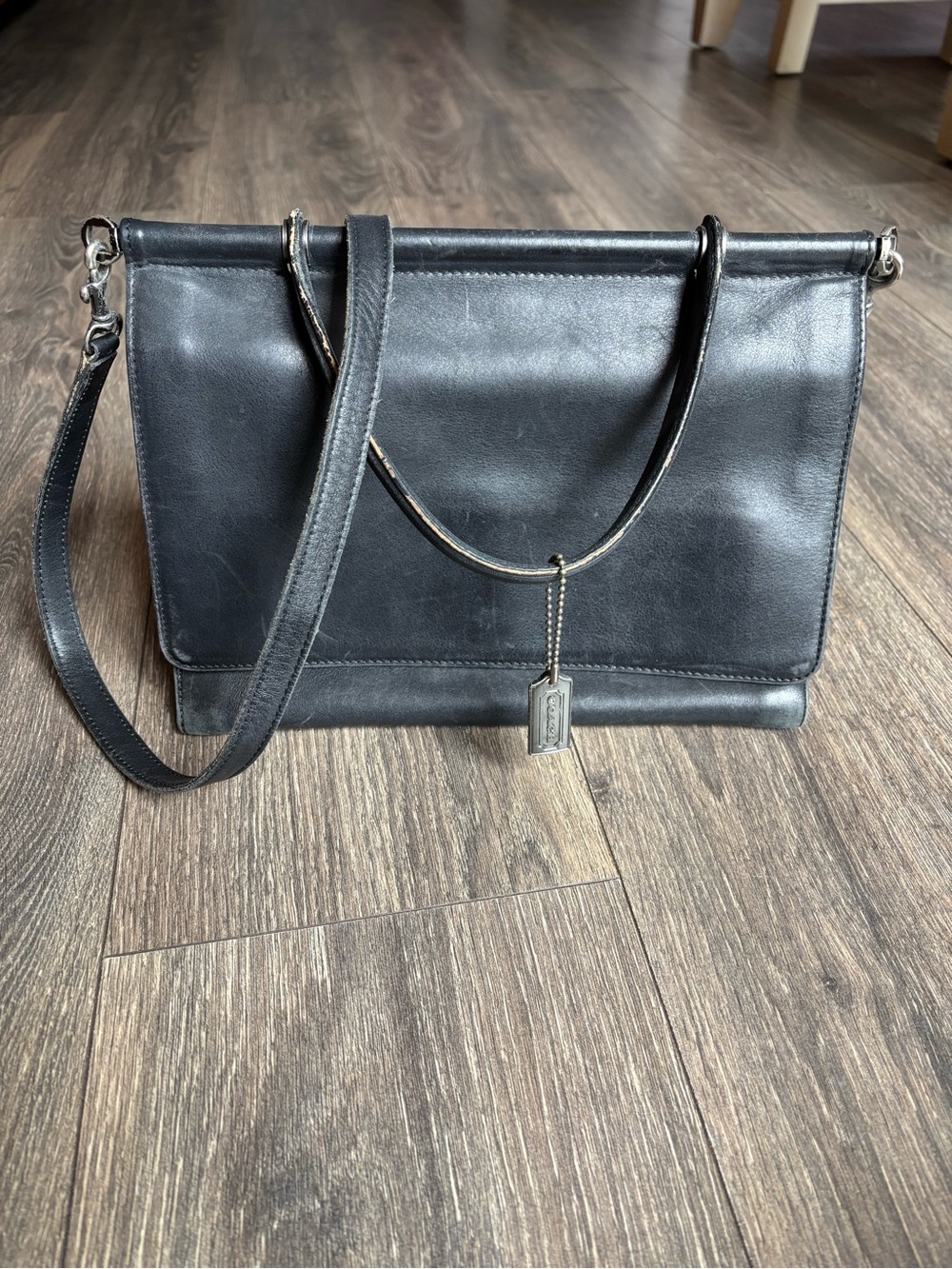 COACH Vintage Black Whitney 9185 Leather Purse